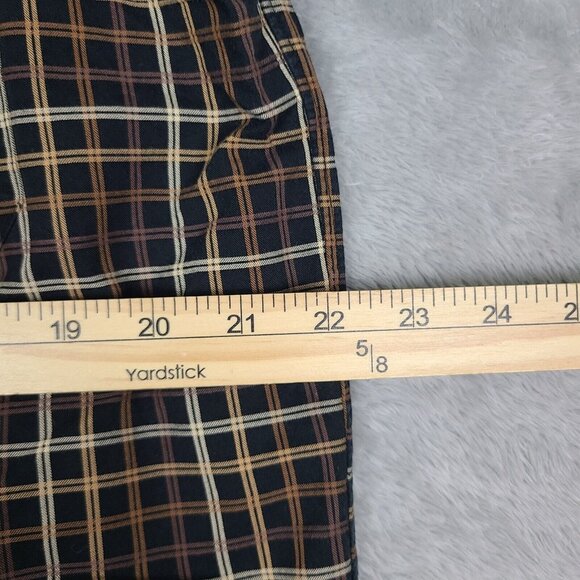 Charles Ovris Signature Mens M Sleeves Button Down Shirt Charcoal VTG 90s Plaid - Picture 6 of 6